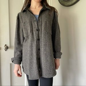 Grayers oversized Flannel jacket Wool jacket